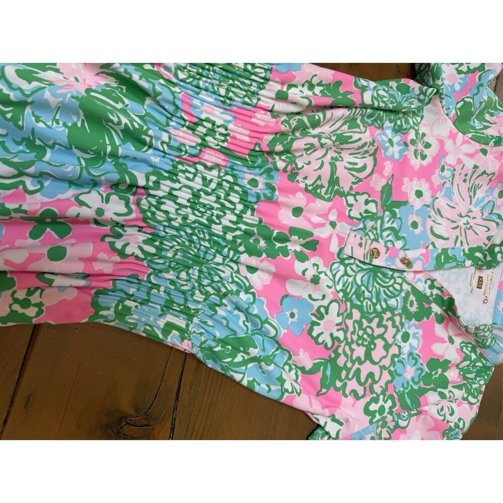 NWT Lilly Pulitzer Luxletic Love Active Dress UPF 50+ Plumes In Bloom XXS - Picture 5 of 10
